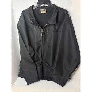 Schmidt‎ Workwear Mens 2XL Black Jacket Full Zip Pockets Fleece Lined